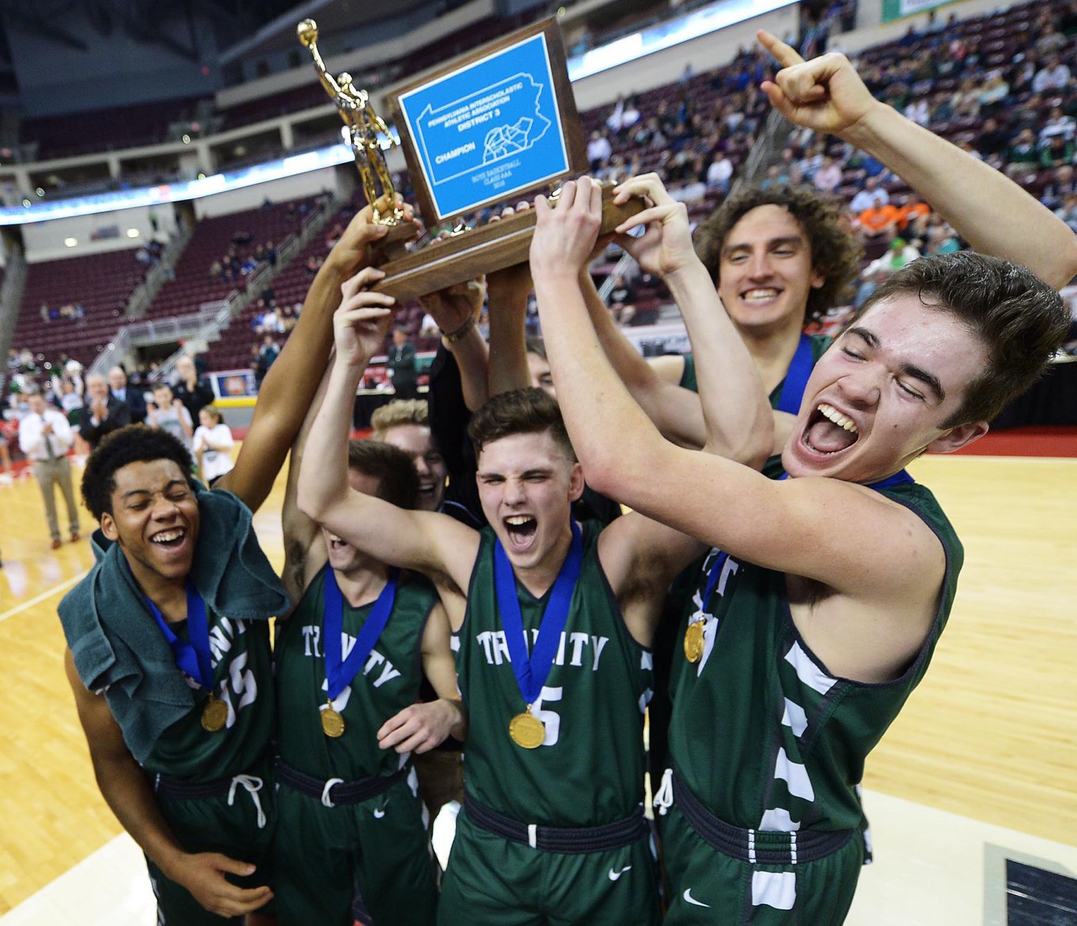 District 3 Boys Basketball: Trinity vs Kutztown